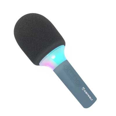 Afbeelding van Kidywolf karaoke microfoon blauw