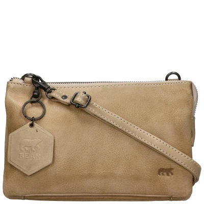 Afbeelding van Bear Design Cow Lavato Clutch beige Damestas