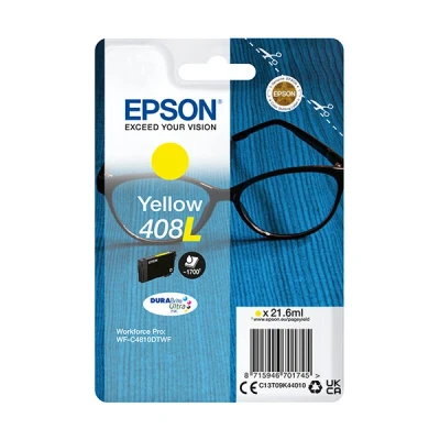 Image de Epson 408L 21.6 ml jaune original blister cartouche d&#039;encre pour WorkForce Pro WF C4810DTWF