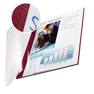 Afbeelding van Leitz ImpressBIND 14 mm A4 (210 x 297 mm) 140 vellen bordeaux zachte hoes