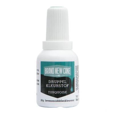 Afbeelding van BrandNewCake Druppel Kleurstof Turquoise 20gr