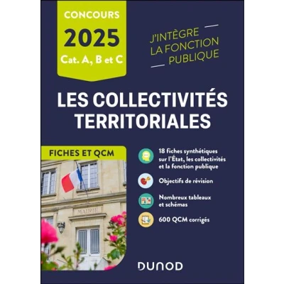 Image de Les collectivités territoriales en fiches et QCM 2025