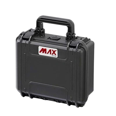 Afbeelding van MAX235H105 Waterdichte koffer zwart leeg binnenmaten 23,5 x 18,0 10,6 cm