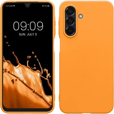 Afbeelding van kwmobile telefoonhoesje geschikt voor Samsung Galaxy A26 5G Hoesje smartphone Back cover in fruitig oranje