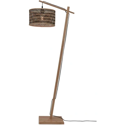 Afbeelding van GOOD&amp;MOJO Vloerlamp Java Bamboe/Zwart 58x32x150cm Bruin