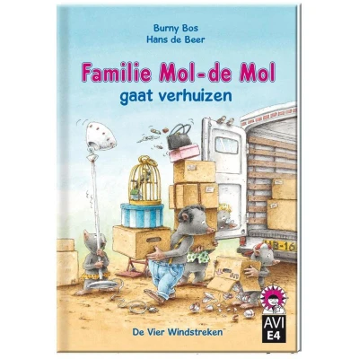 Afbeelding van Hoera, ik kan lezen! Familie Mol de gaat verhuizen