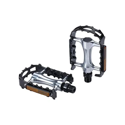 Afbeelding van BBB Cycling BigFeet 2.0 Fietspedalen Stadsfiets, MTB &amp; E bike Pedaal Universeel Duurzame Platformpedalen met Reflectors Zwart BPD 16B