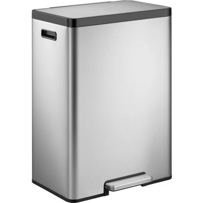 Afbeelding van EKO EcoCasa 2 pedaalemmer 45 ltr, Stainless Steel Plastic mat RVS