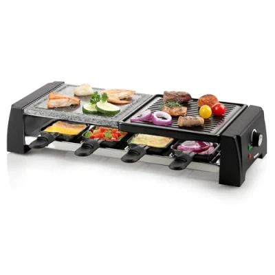 Image de Domo DO9190G raclette 8 persoon/personen 1200 W Zwart, Grijs
