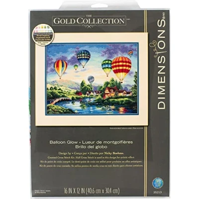 Afbeelding van Dimensions borduurpakket ballonvaart borduren 35213