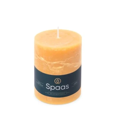 Image de Spaas Bougie Pilier Rustique 80/110 mm 65h couleur sable