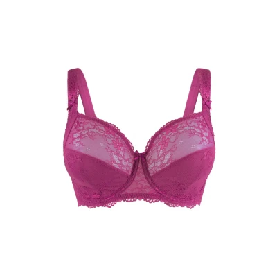 Afbeelding van Lingadore FULL Coverage Spitze BH Daily Beugel BH, Dames, Maat: 85B, Raspberry