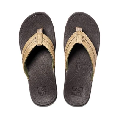 Afbeelding van Reef Ortho bounce Coast teenslippers voor heren, Bruin Bro