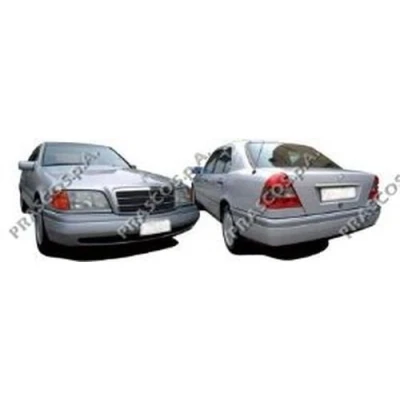 Afbeelding van Knipperlichten Rookgrijs Links voor Met lamphouder MERCEDES BENZ: C Class Saloon, T modell PRASCO ME0254024