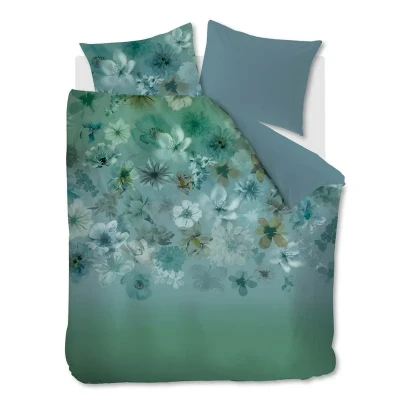 Afbeelding van Beddinghouse Dekbedovertrek Lou Blue Green 200x200 Blauw