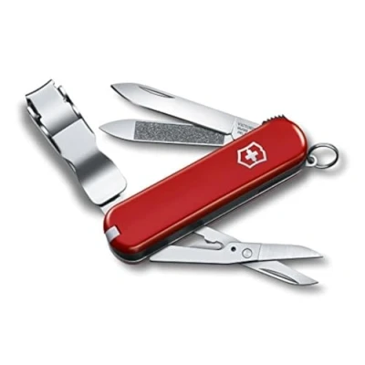 Afbeelding van Victorinox Taschenmesser Nagelknipser Nail Clip 580 (8 functies, nagelknipser, schere, nagelfeile, krullen) rood
