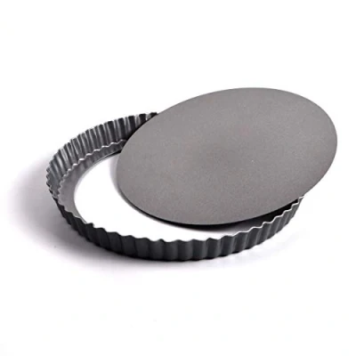Afbeelding van Joeji&#039;s Kitchen taartvorm met antiaanbaklaag, 22 cm, perfect voor taart, quiche, afneembare bodem