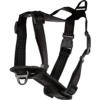 Afbeelding van Flamingo Zorba H harnas Honden Zwart L 70 90cm 32mm 1st 134048