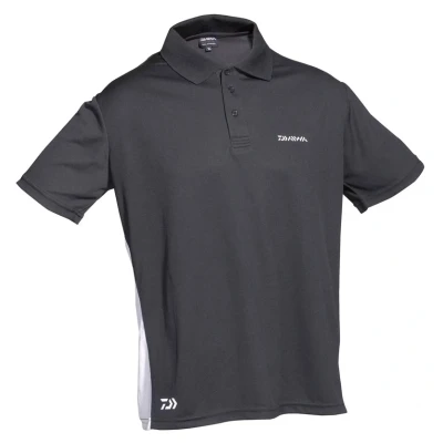 Afbeelding van Daiwa Poloshirt Zwart/Wit L Vis shirt