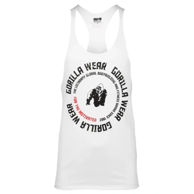 Afbeelding van Gorilla Wear Melrose Stringer Top, Heren, Maat: XXL, Beige