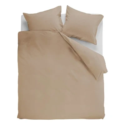 Afbeelding van Ambiante Cotton Uni dekbedovertrek Lits Jumeaux XL 260x200/220 Khaki