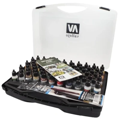 Afbeelding van Model Air Basic Set + brushes 72 kleuren 17ml 71170