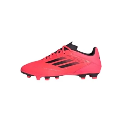 Afbeelding van adidas Performance F50 CLUB Flexible Ground Voetbalschoenen met Kunststof noppen, Heren, Maat: 46 2/3, Turbo/aurora black/platin metallic