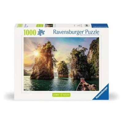 Afbeelding van Ravensburger puzzel Nature Edition No 15 Three Rocks in Cheow, Thailand 1000 stukjes.