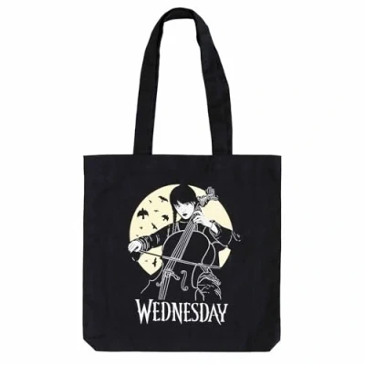 Afbeelding van Grupo Erik Tote Bag Wednesday Addams, 37 x 39 cm Fantasie, Original, Bag, Meerkleurig