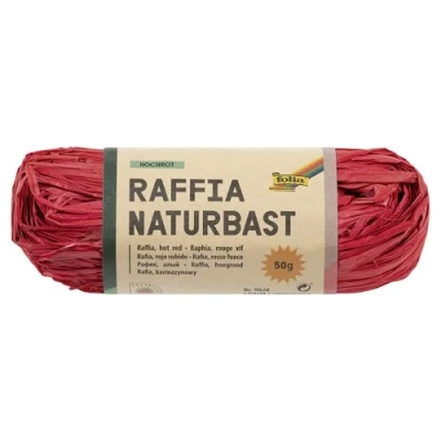 Afbeelding van Folia Raffia Donkerrood