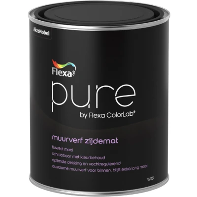 Afbeelding van Flexa Pure muurverf Zijdemat 1 liter