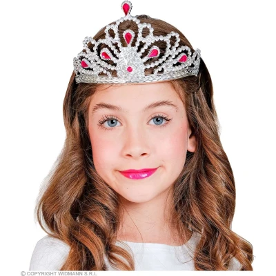 Afbeelding van Widmann Koning Prins &amp; Adel Kostuum Koninklijke Hoogheid Masha IJdel Van Tiara Zilver Carnavalskleding Verkleedkleding