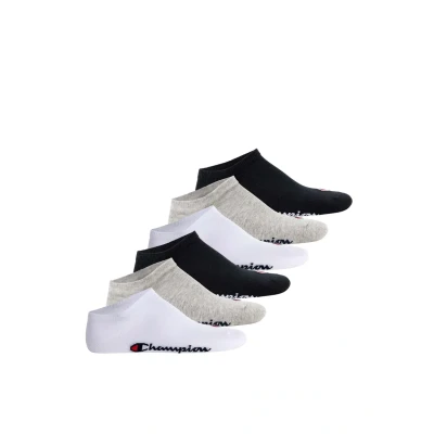 Afbeelding van Champion Unisex 6ER PACK Sokken, Maat: 39 42, Schwarz weiß grau