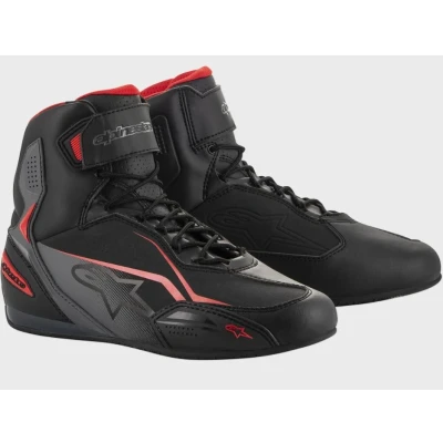 Afbeelding van Alpinestars Motorlaarzen Faster 3 Shoes Black Gray Red, zwart/grijs/rood, 43