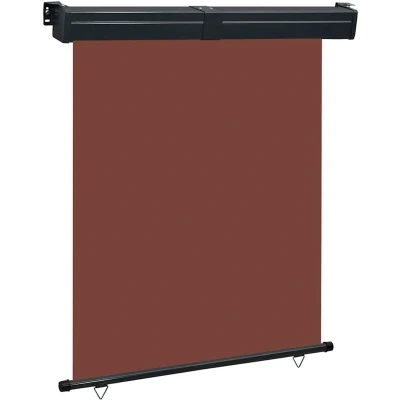 Afbeelding van Balkonscherm 140x250 cm bruin