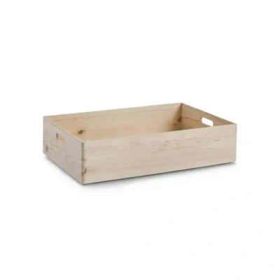 Afbeelding van Zeller Houten kist 60 x 40 15 cm Stapelbaar
