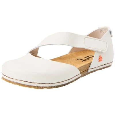Afbeelding van ART Kreta, platte sandalen voor dames, Nappa Cream