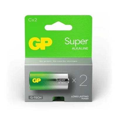 Afbeelding van GP Super alkaline C batterijen 2PK