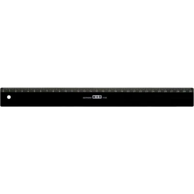 Afbeelding van Mobius &amp; Ruppert Liniaal M+R 30cm zwart