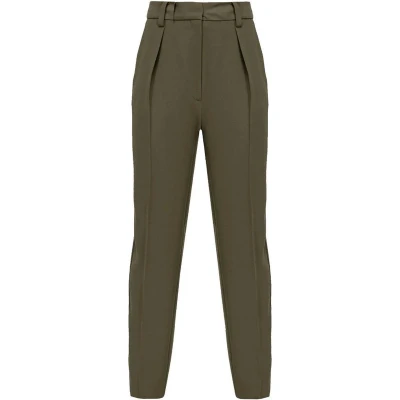 Afbeelding van PINKO Groene Polyester Broek en Jeans IT42M