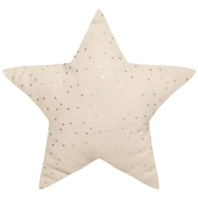 Afbeelding van Atmosphera Kinderkussen Berlingot ster katoen beige 40 x cm