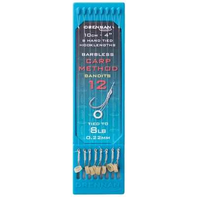 Afbeelding van Drennan Method Bandit Hook Plate System 4&quot; 10cm Haak 12 0.22mm 8 LB