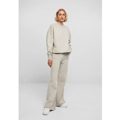 Afbeelding van Urban Classics Heavy Terry Garment DYE Crewneck Sweater, Dames, Maat: 5XL, Warmgrey