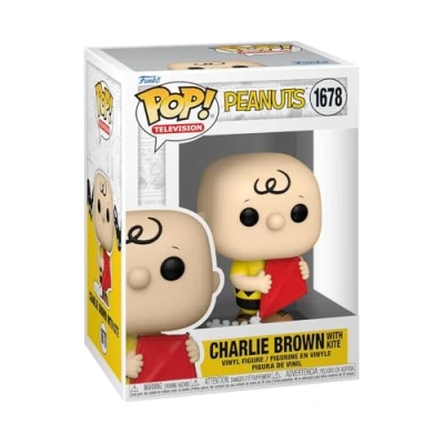 Afbeelding van Funko Peanuts POP! Animation Figure Charlie Brown w/Kite 9 cm Figuur