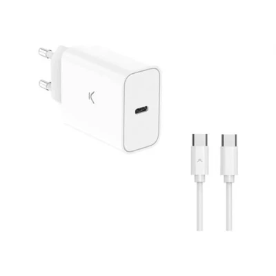 Afbeelding van Oplader KSIX Wit 30 W