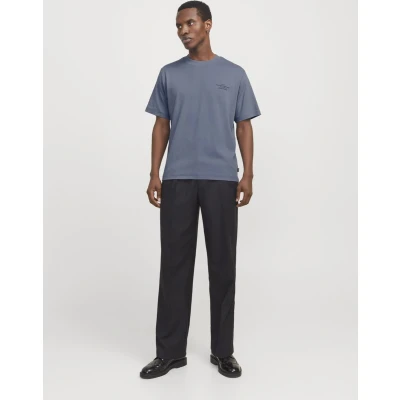 Afbeelding van Jack &amp; Jones Premium Jprblachad SS CREW NECK SN Tshirt print, Heren, Maat: XXL, Flint stone