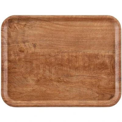 Afbeelding van Cambro Madeira gelamineerd dienblad bruin olijf 43cm