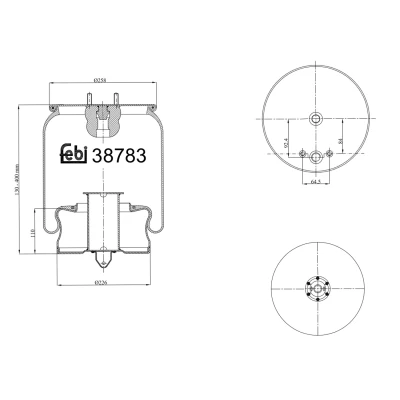 Afbeelding van Febi Bilstein Veerbalg 38783