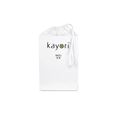 Afbeelding van Kayori Shizu Topperhoeslaken stretch Jersey Wit 90/200 220 1 persoons (Kleur: Wit)