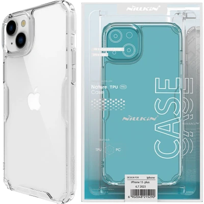 Afbeelding van Nillkin Nature Pro gepantserde case voor iPhone 15 wit